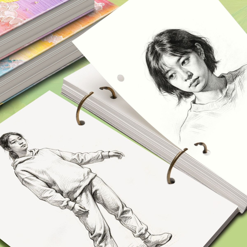 A5 Loose Leaf Sketchbook 60 Sh - Art Sketchbook Ring review and price