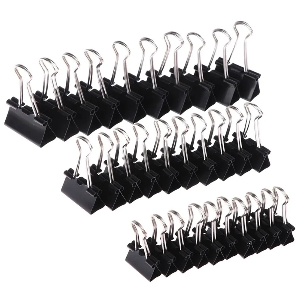 10Pcs Foldback Metal Binder Cl - Binder Clip Assorted review and price