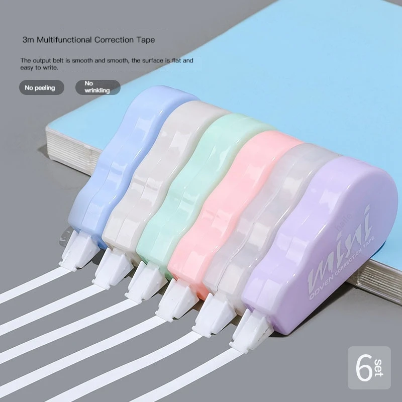 6Pcs/pack Correction Tapes Pro - Correction Tape Roller review and price